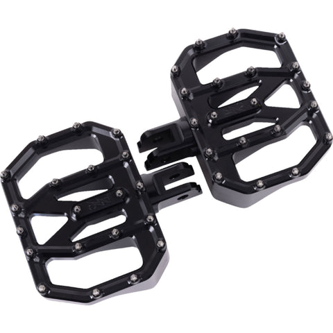 Thrashin Supply M8 Softail Front 2018 & Up Mini Aggressor Floorboards Harley-Davidson Cruiser Footpegs