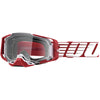 100% Armega Oversized Deep Red Adult Off-Road Goggles