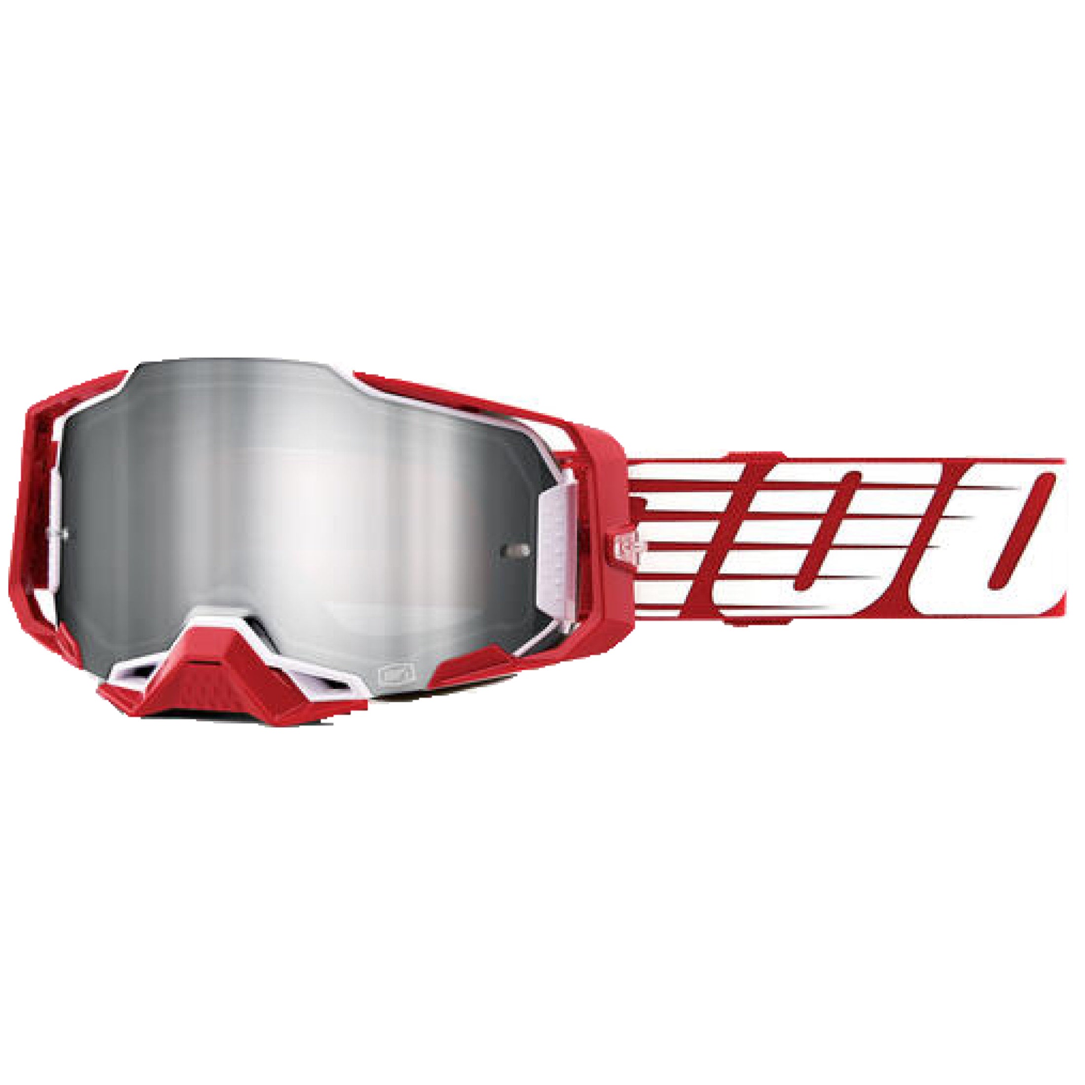 100% Armega Oversized Deep Red Adult Off-Road Goggles-5622