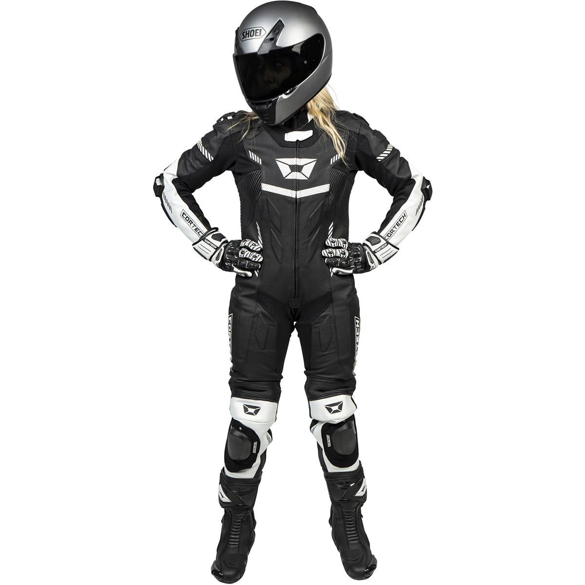 Cortech Revo Sport Air 1-Piece Women's Street Race Suits-8990