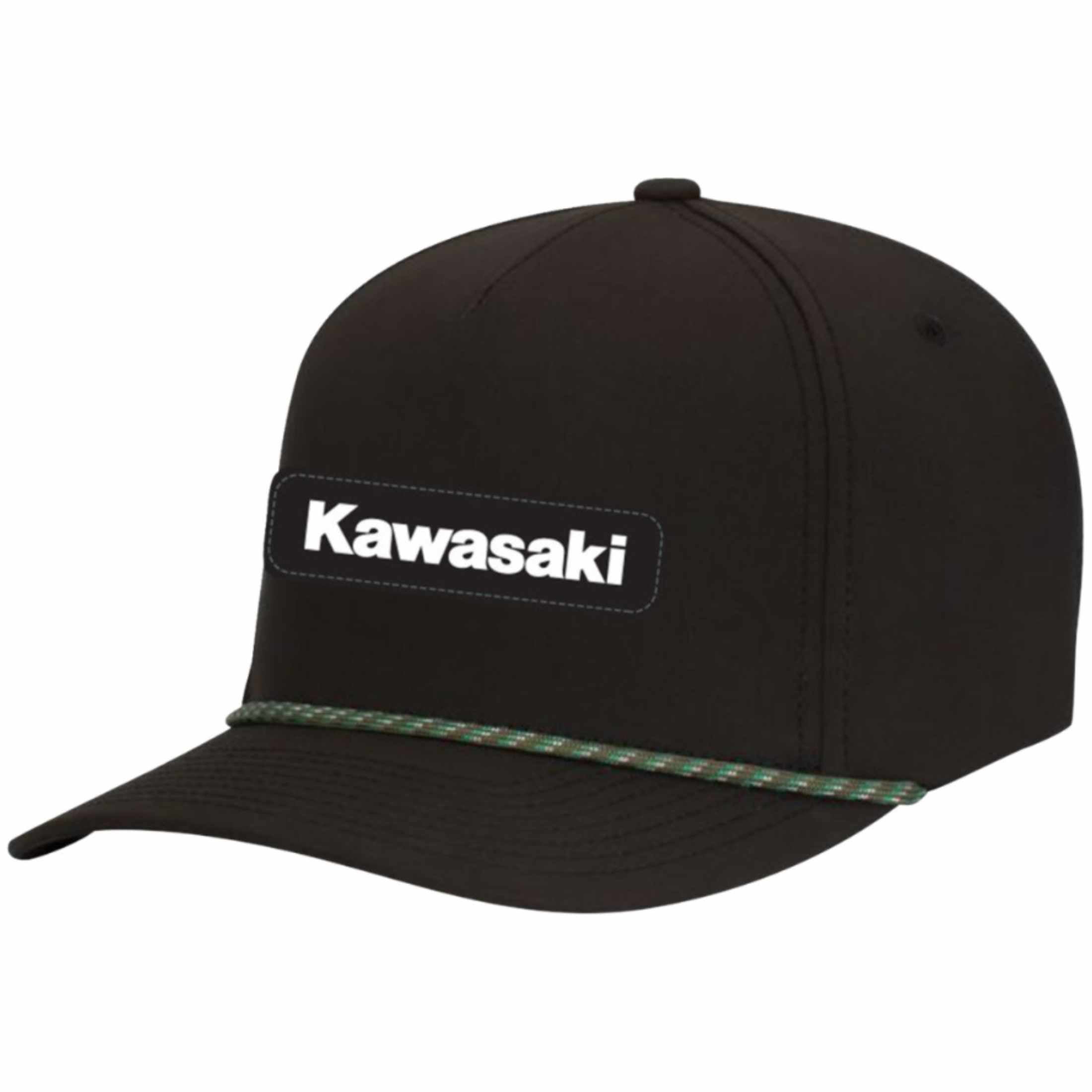 Factory Effex Kawasaki Explorer Braided Adult Snapback Adjustable Hats-2501
