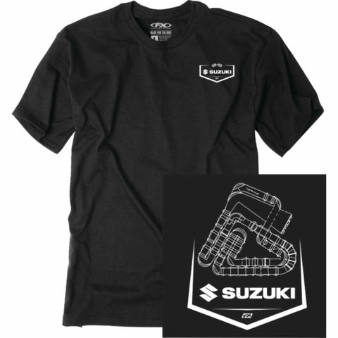 Factory Effex Suzuki Track Men's Short-Sleeve Shirts