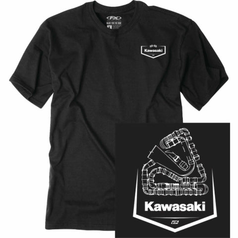 Factory Effex Kawasaki Track Men's Short-Sleeve Shirts