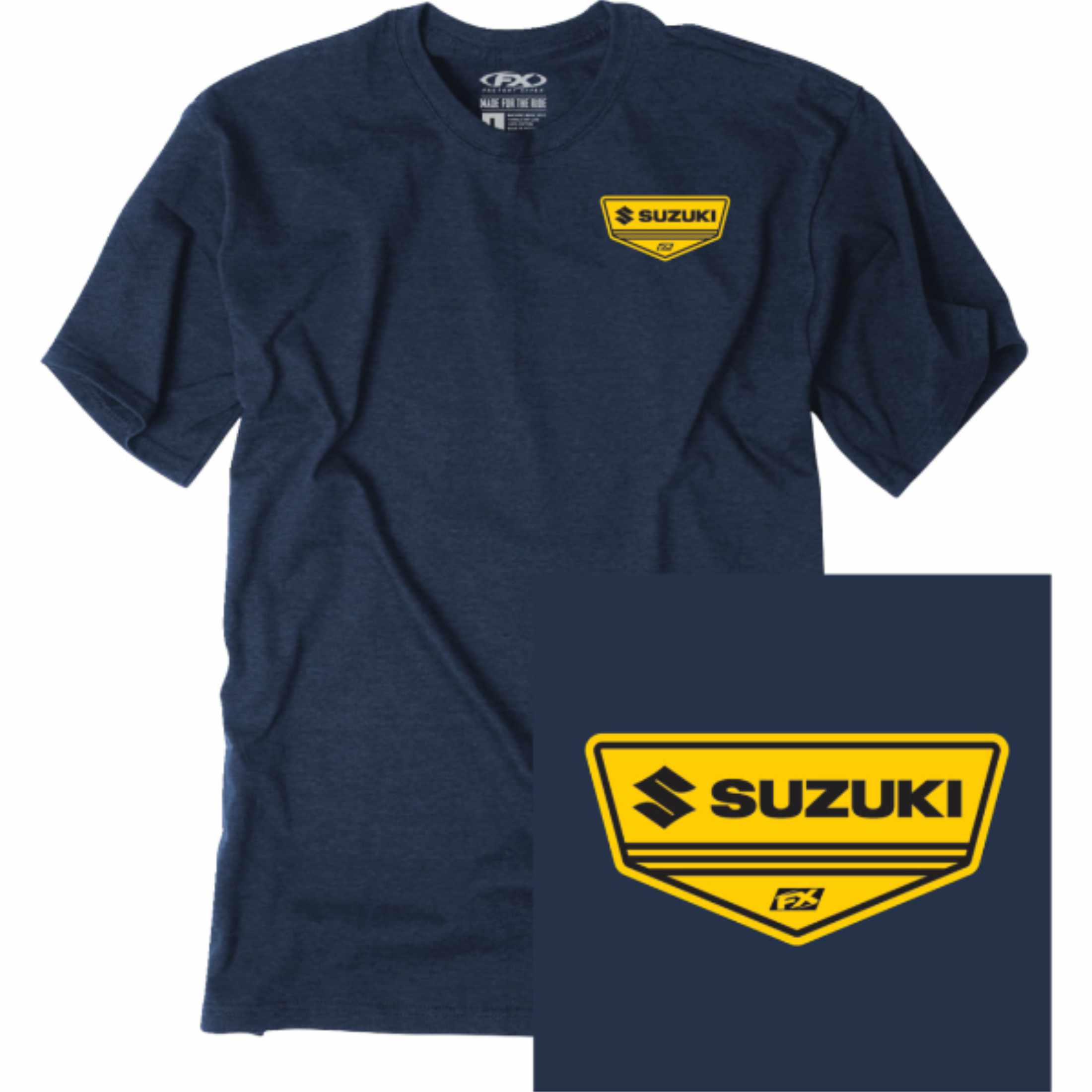Factory Effex Suzuki Apex RM Men's Short-Sleeve Shirts-3030