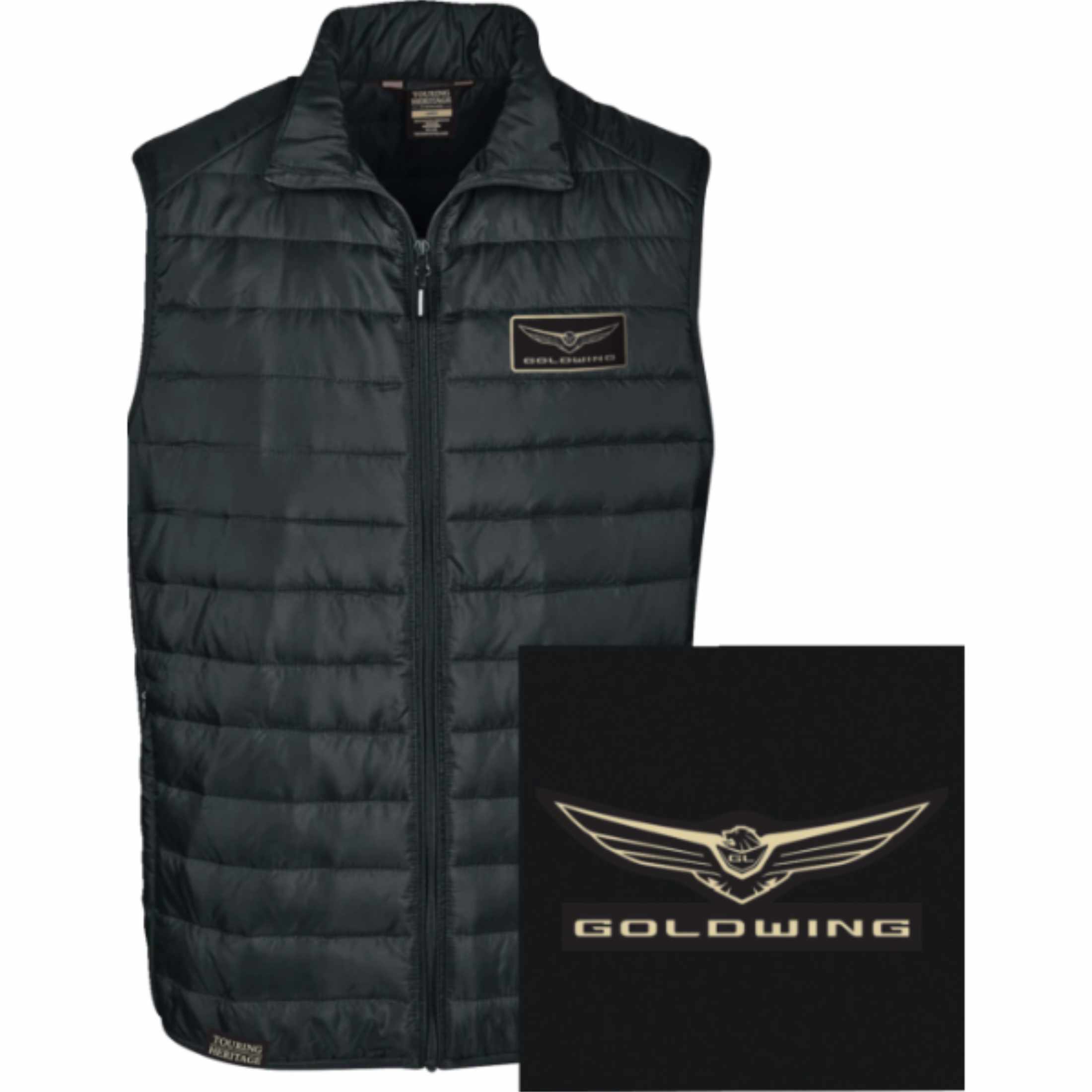 Factory Effex Goldwing Puff Men's Street Vests-2830