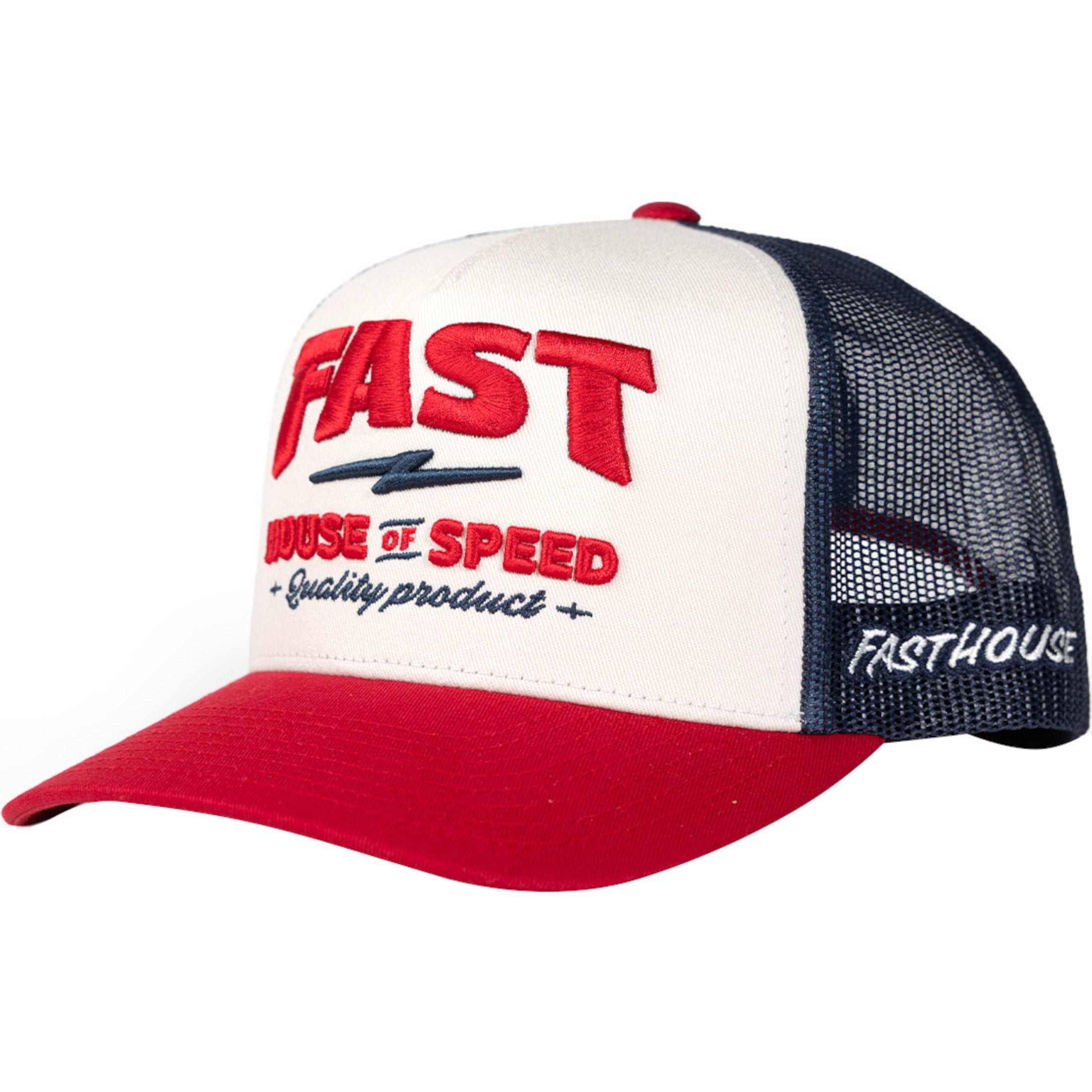 Fasthouse House Of Speed Men's Trucker Adjustable Hats-3210