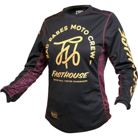 Fasthouse Grindhouse Golden Script LS Women's Off-Road Jerseys