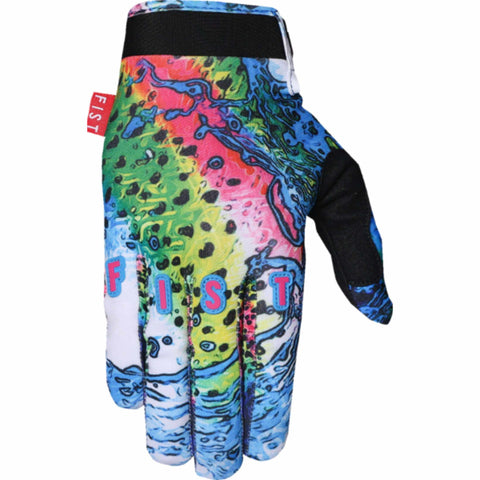 Fist Handwear Strapped Dylan Long Red Label Keep It Reel Youth Off-Road Gloves