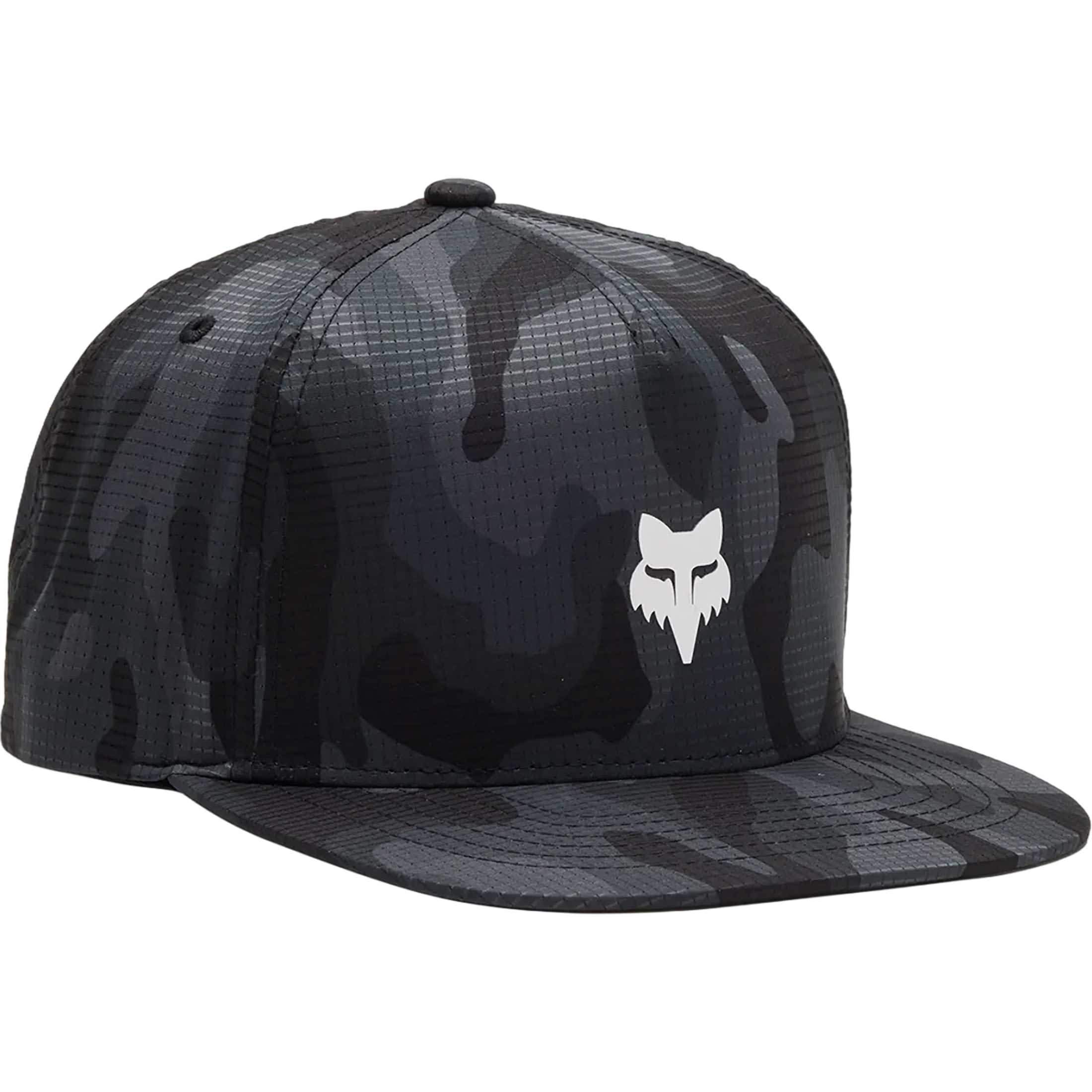 Fox Racing Fox Head Camo Tech Men's Snapback Adjustable Hats Black Camouflage