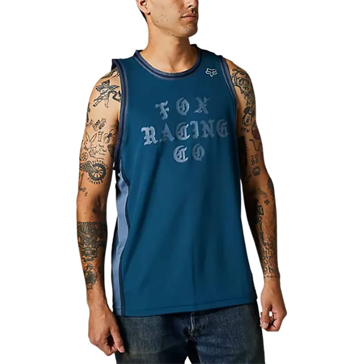 Fox Racing Top Coat Bball Men's Tank Shirts-27524