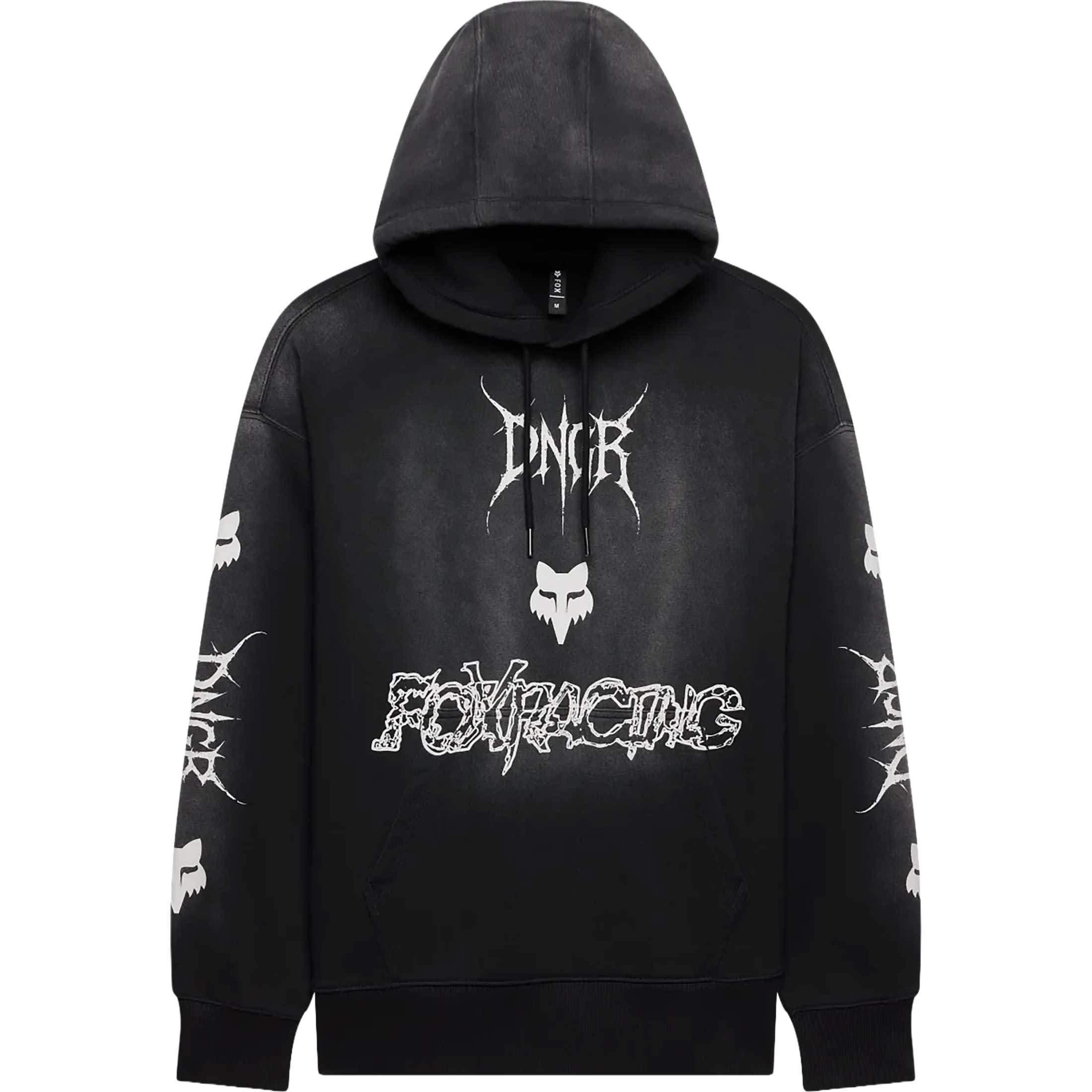 Fox Racing DNGR Heavyweight Fleece Men's Hoody Pullover Sweatshirts - Black
