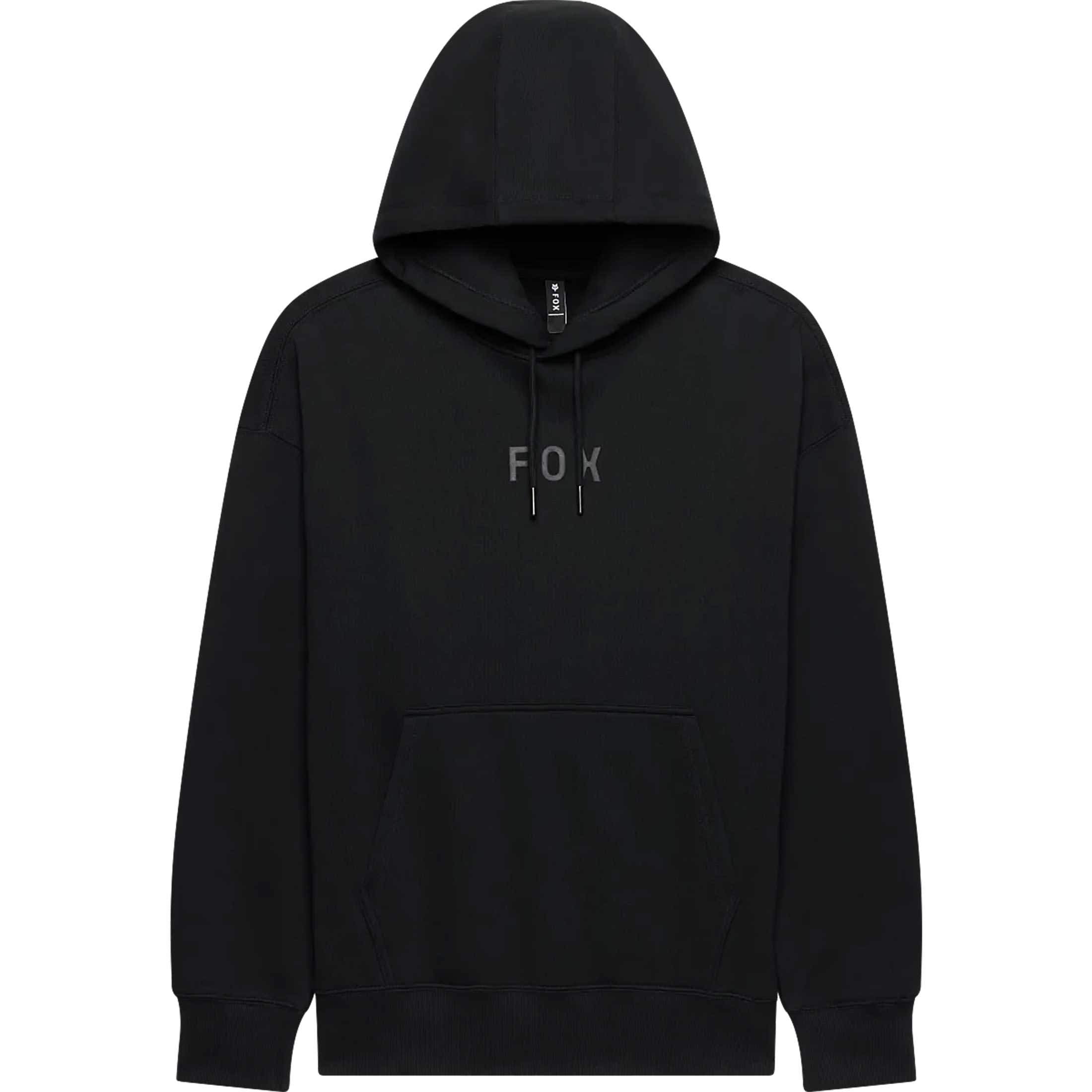 Fox Racing Fox Head Heavyweight Fleece Men's Hoody Pullover Sweatshirts - Black
