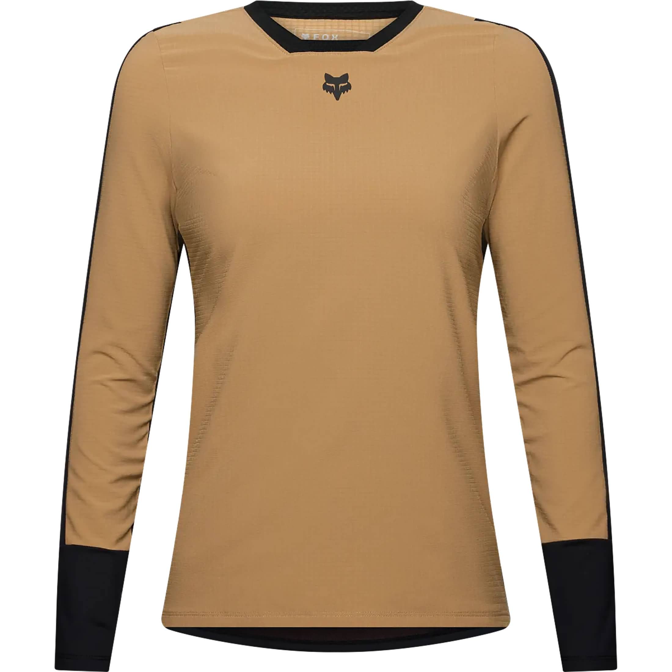 Fox Racing Defend Thermal LS Women's MTB Jerseys - Brown Sugar