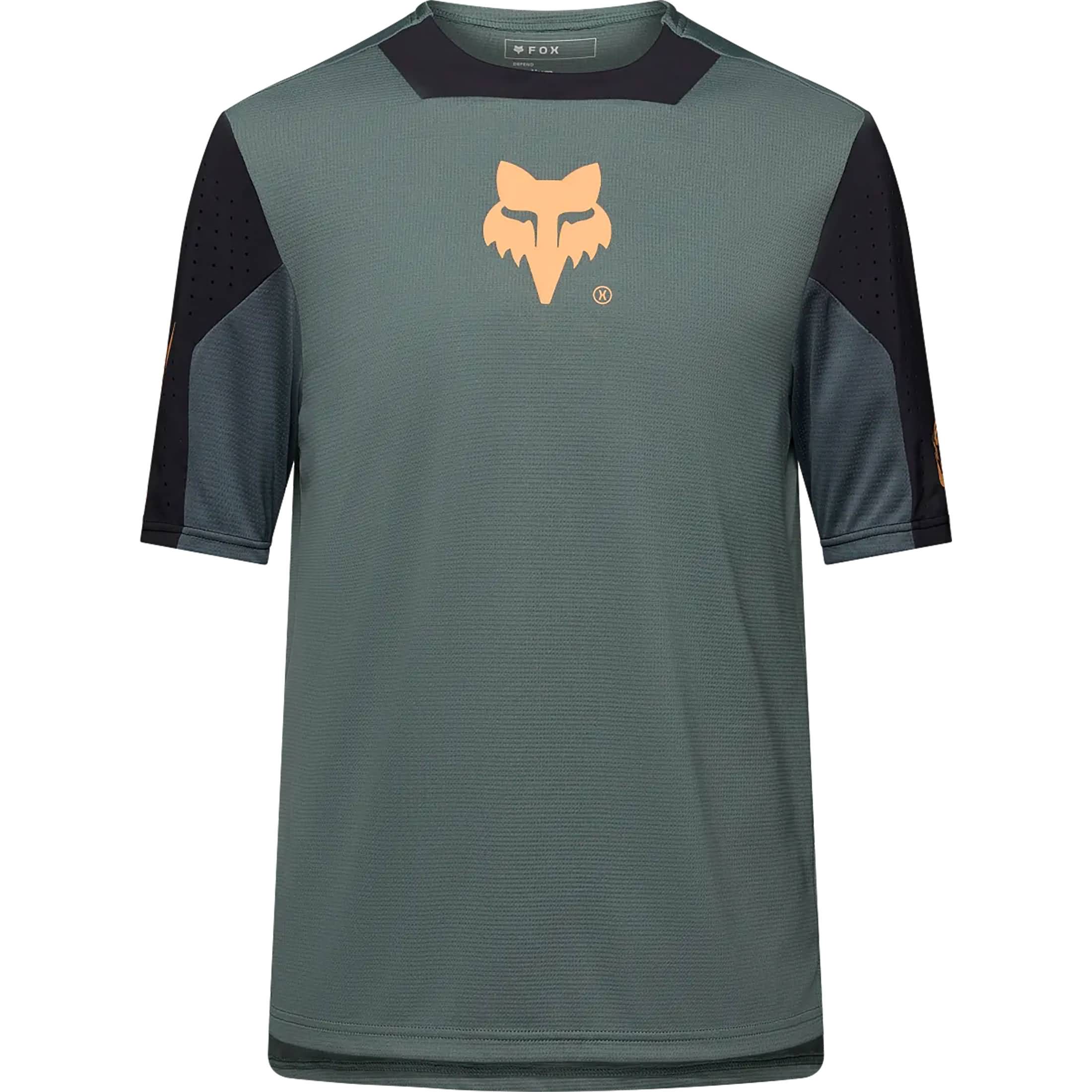 Fox Racing Defend Creation SS Youth MTB Jerseys - Sage Green
