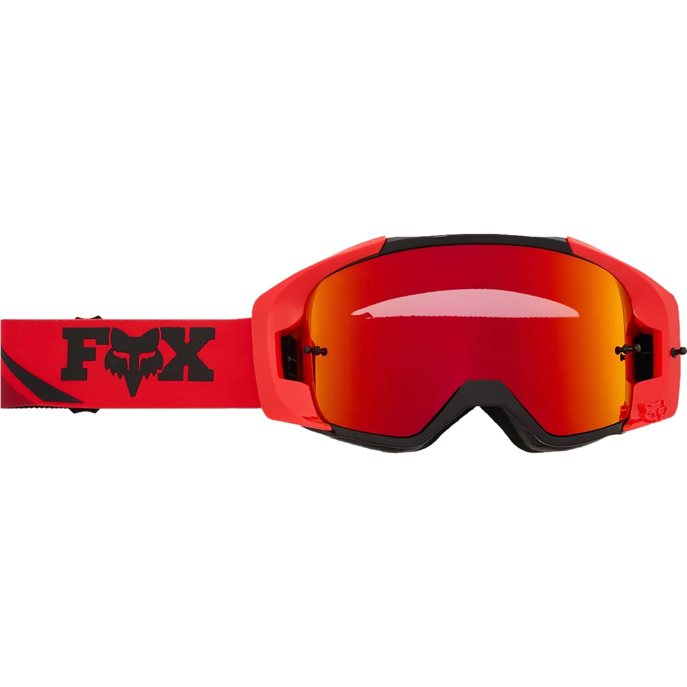 Fox Racing Vue Arc Vivid Men's Off-Road Goggles - Chili Red