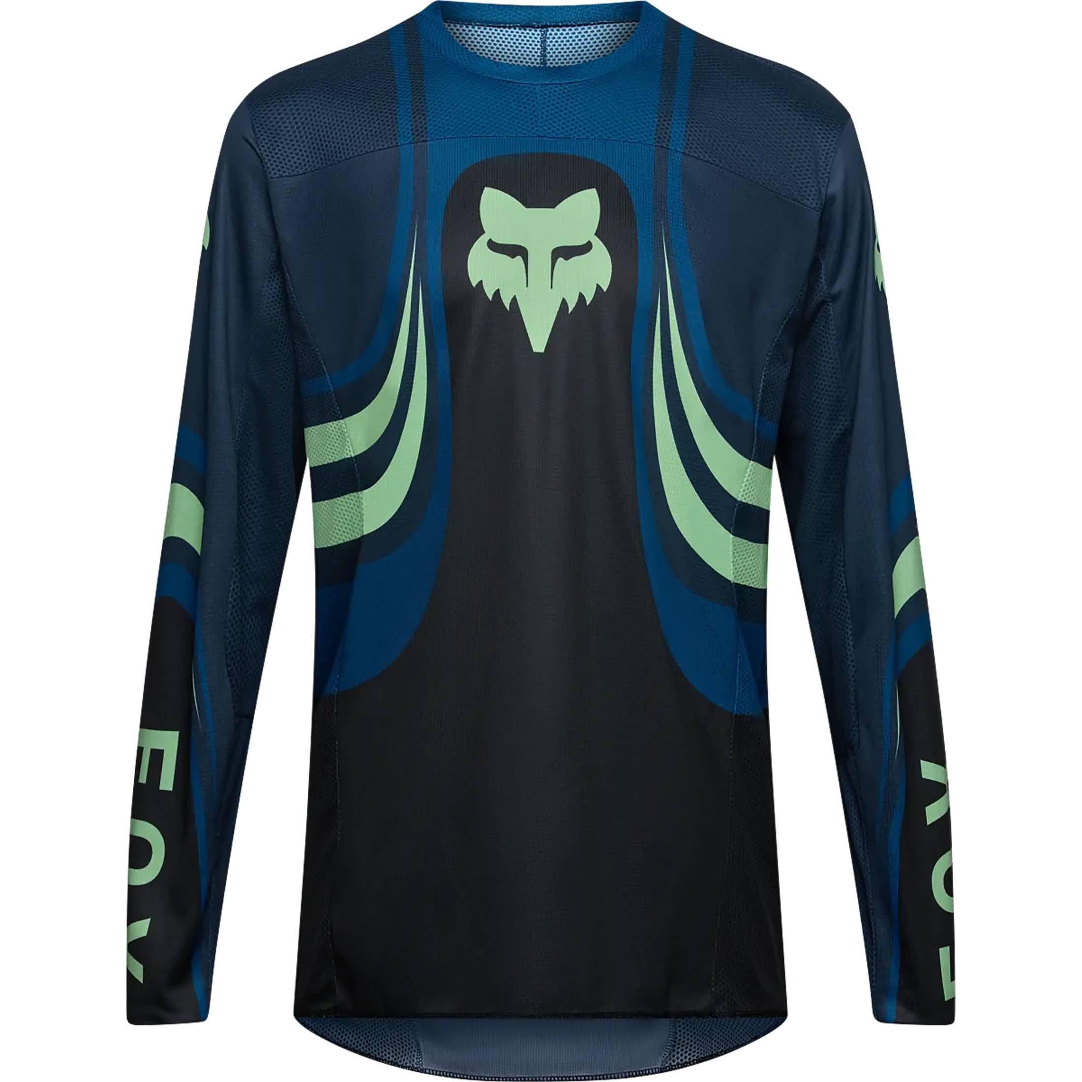 Fox Racing 180 Draft LS Men's Off-Road Jerseys - Black