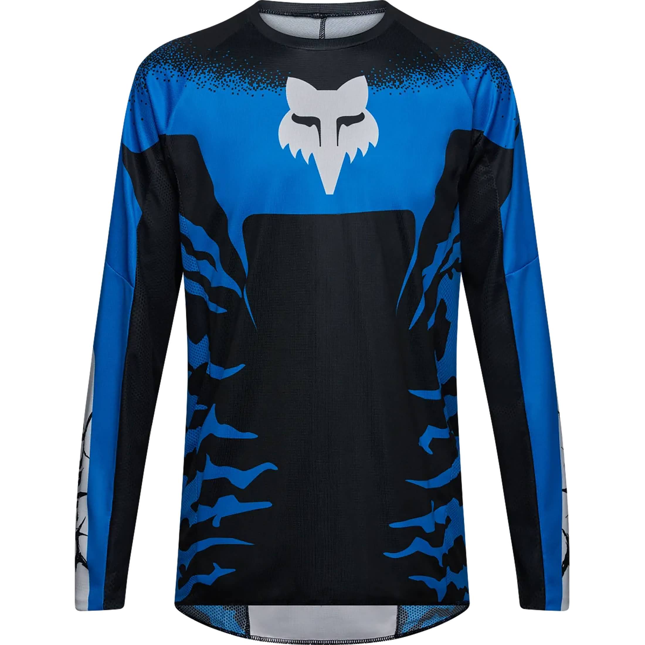 Fox Racing 180 HD38 LS Men's Off-Road Jerseys - Black / Blue