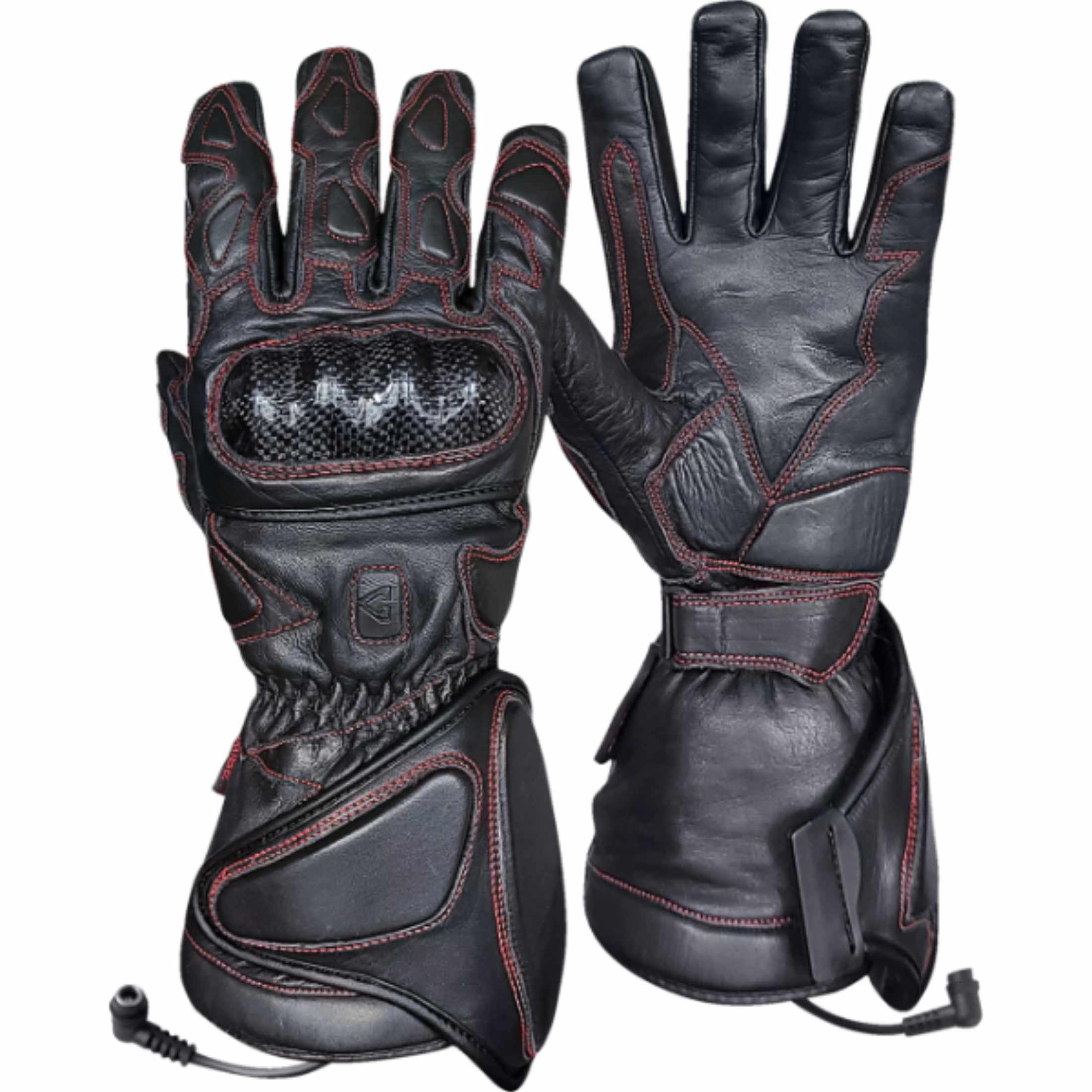 Gerbing Heated Clothing 12 V Extreme Hard Knuckle Men's Street Gloves-3301