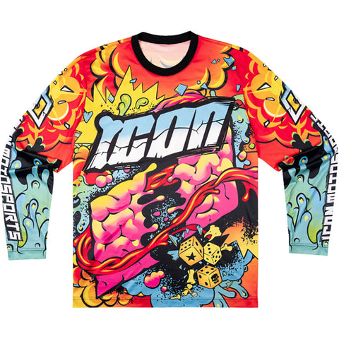 Icon Scatterbrain LS Men's Street Jerseys