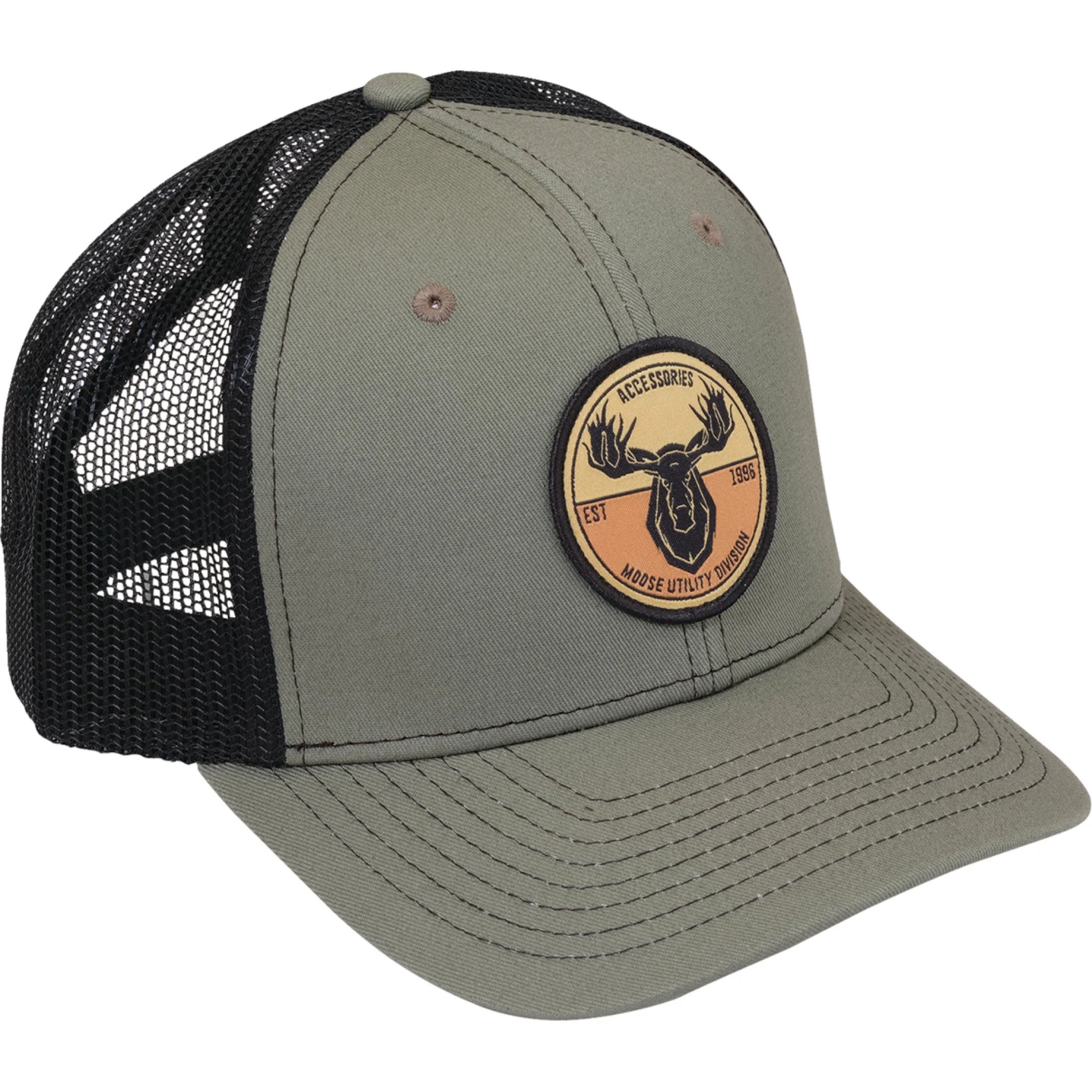Moose Racing M.U.D. Badge Men's Trucker Adjustable Hats-2501
