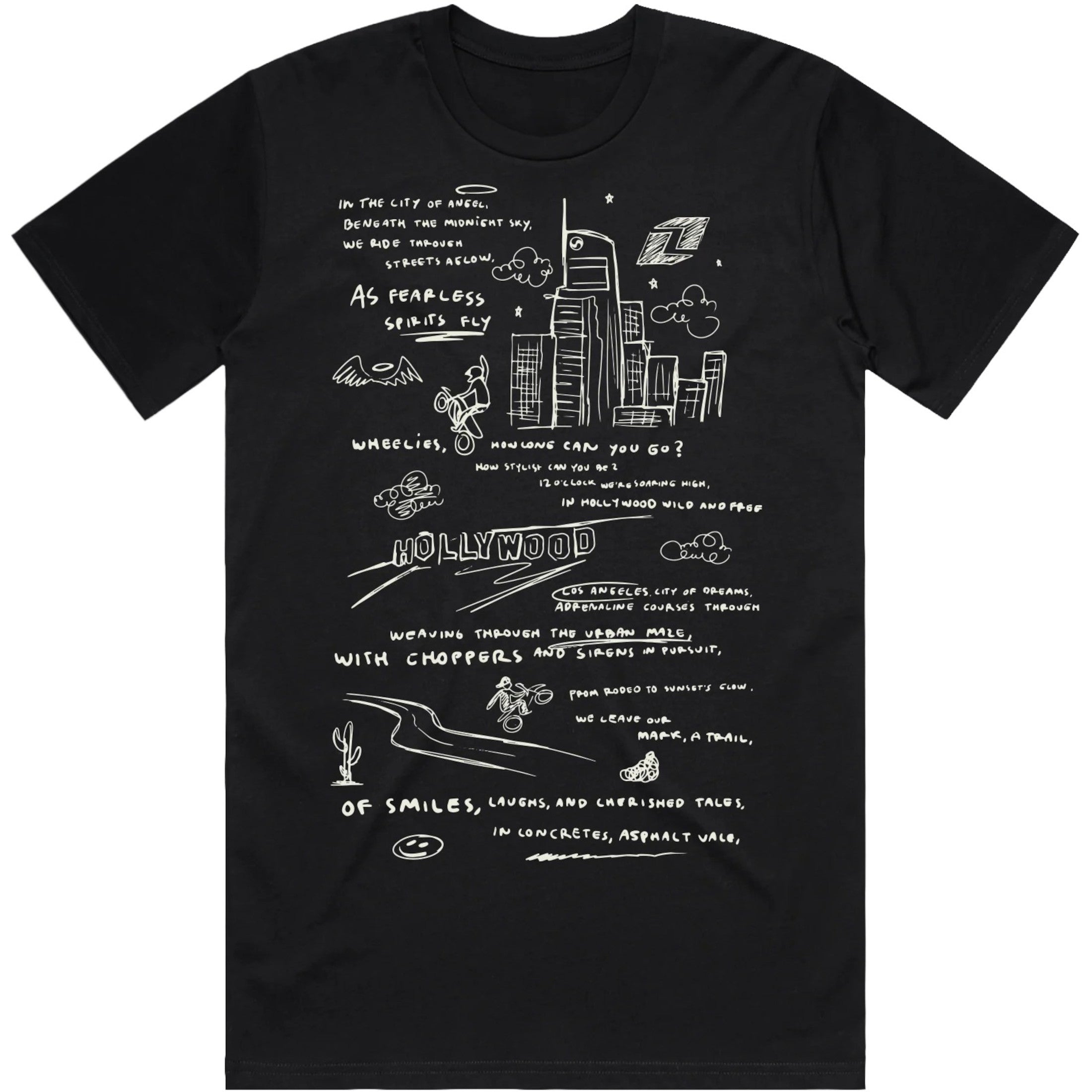 One Industries City Of Angels Men's Short-Sleeve Shirts-Z003