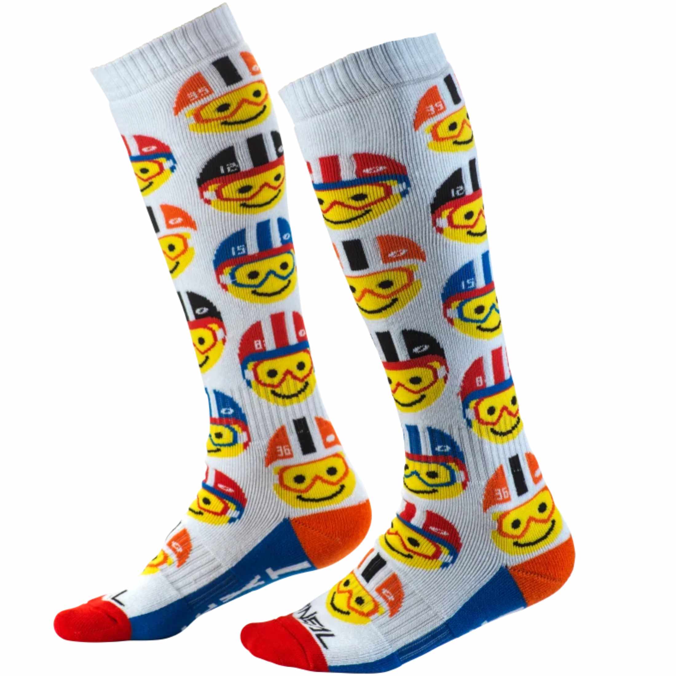 O'Neal Pro MX Emoji Racer Sox Youth Off-Road Socks-0356