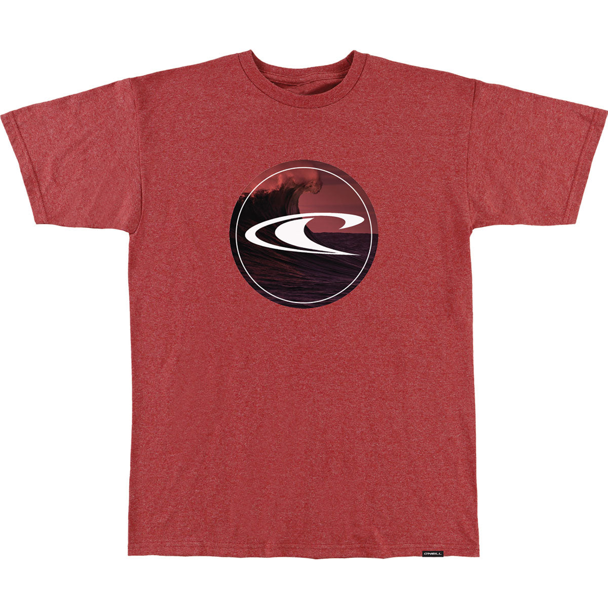 O'Neill Middle Classic Men's Short-Sleeve Shirts - Red Heather