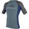 O'Neill Premium Skins Youth Boys Short-Sleeve Rashguard Suit (Brand New)