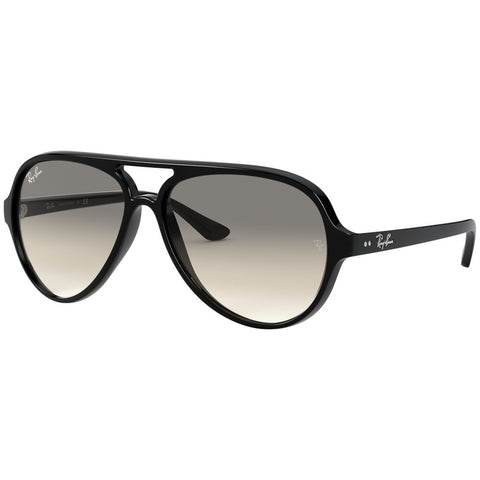 Ray-Ban RB4125 Cats 5000 Adult Aviator Sunglasses (Refurbished)