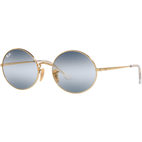 Ray-Ban Oval 1970 Bi-Gradient Adult Lifestyle Sunglasses (Refurbished, Without Tags)