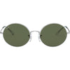Ray-Ban Oval 1970 Adult Lifestyle Sunglasses (Refurbished, Without Tags)