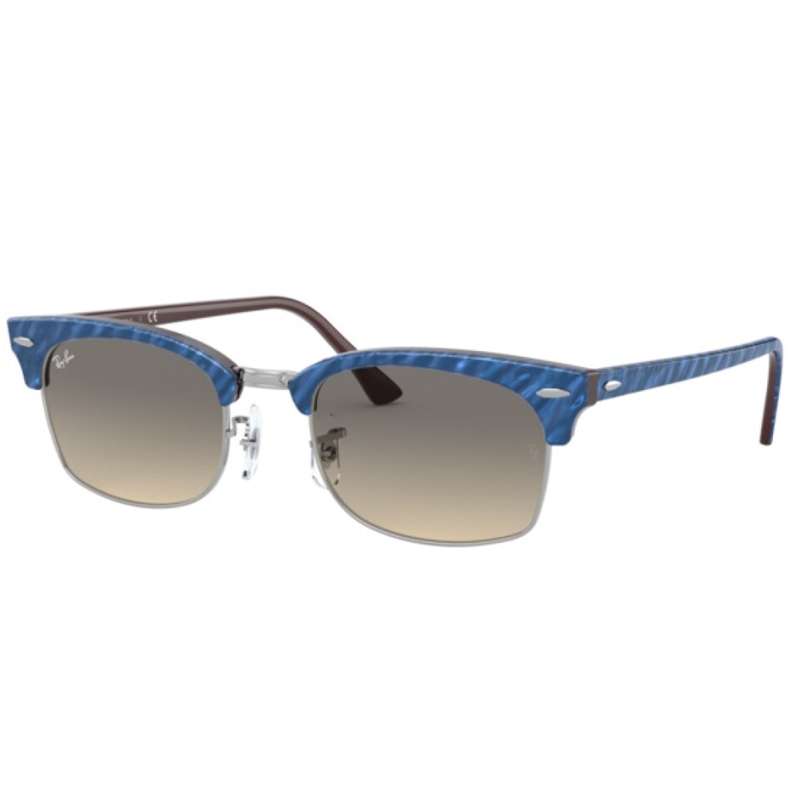 Ray-Ban RB3016F Clubmaster Low Bridge Fit Square Adult Lifestyle Sunglasses-0RB3016F