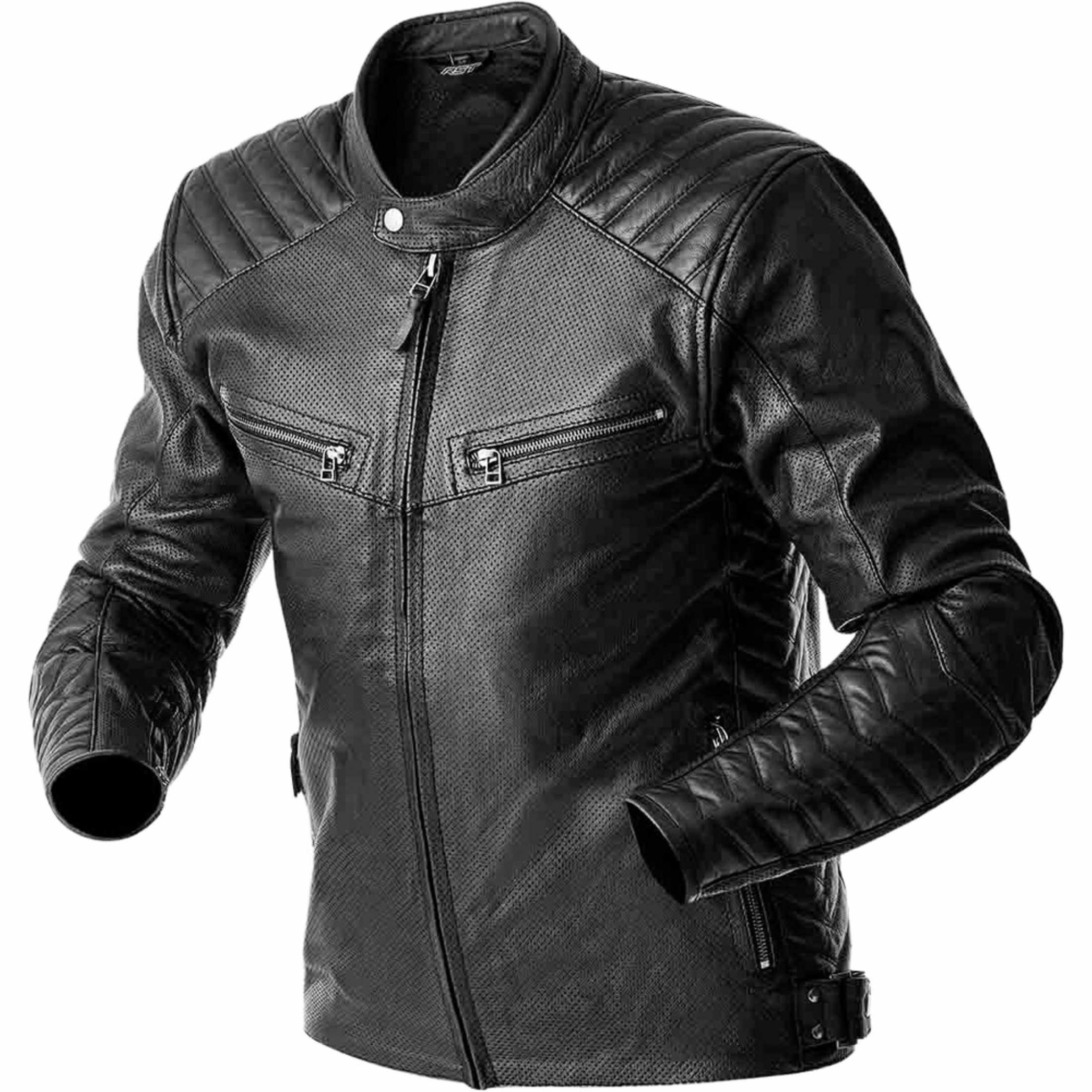 RST Roadster Air D3O Leather Men's Cruiser Jackets-556
