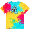 Santa Cruz Screaming Hand Tie Dye Youth Boys Short-Sleeve Shirts (Brand New)