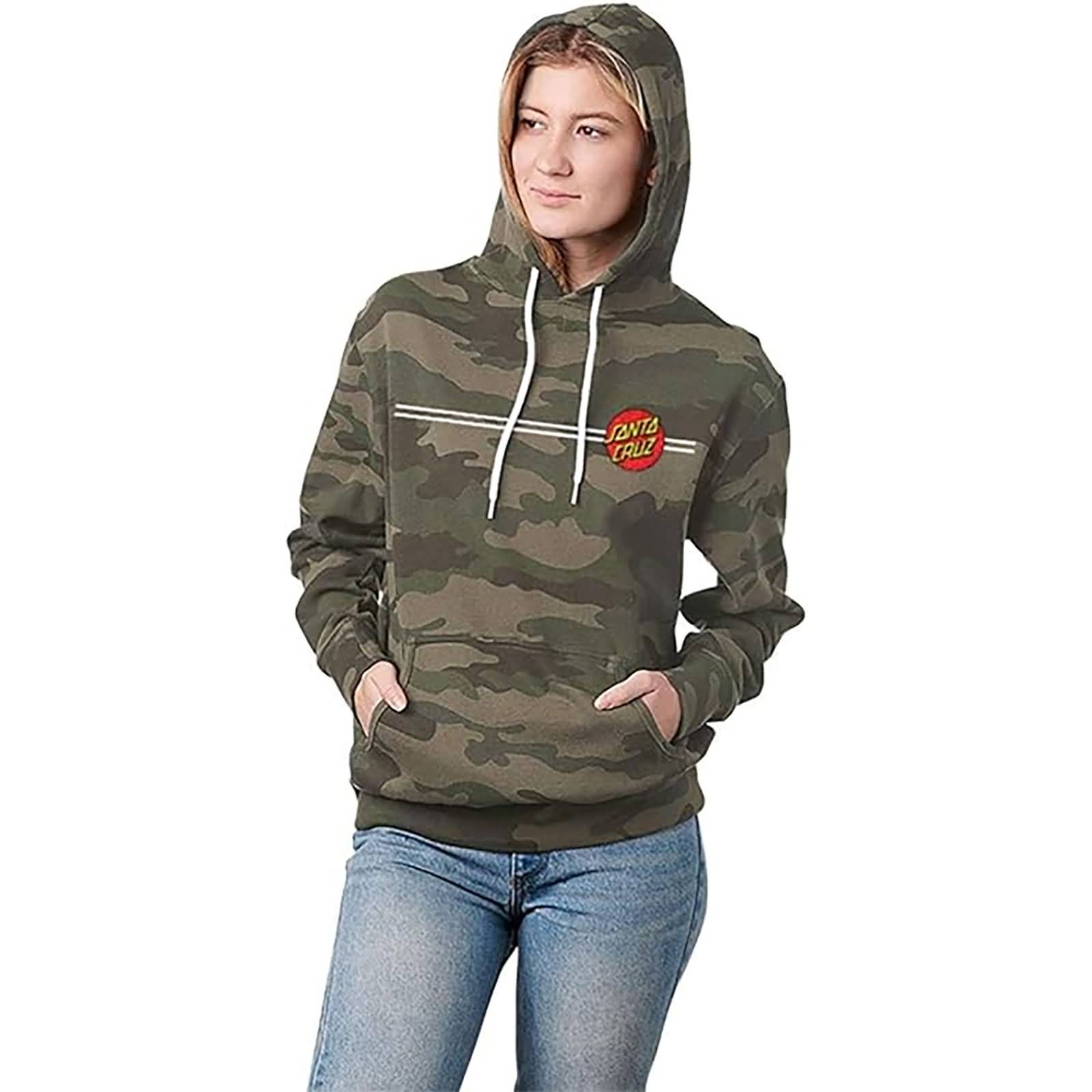 Santa Cruz Classic Dot LW Women's Hoody Pullover Sweatshirts-4424826