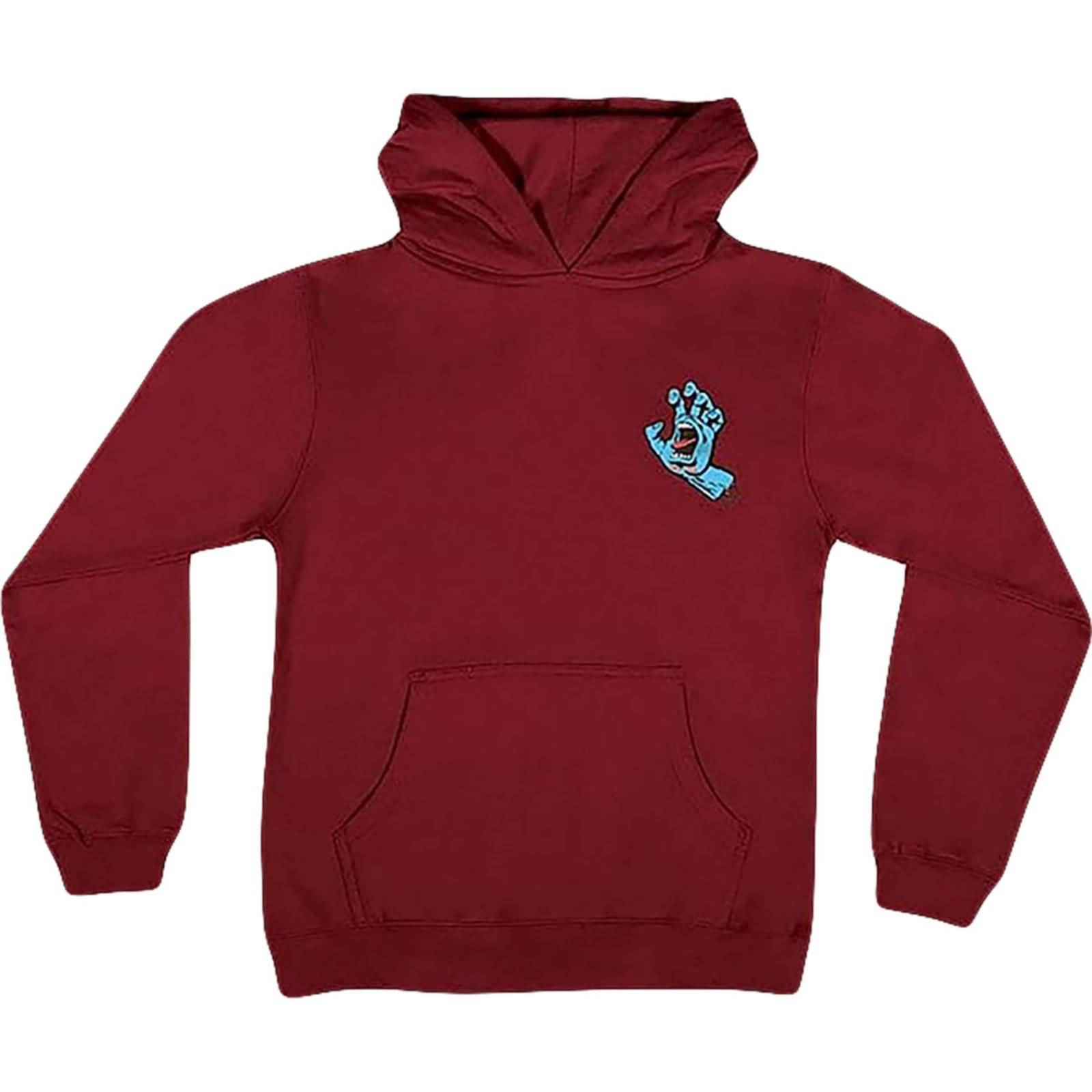 Santa Cruz Screaming Hand Youth Boys Hoody Pullover Sweatshirts-44251844