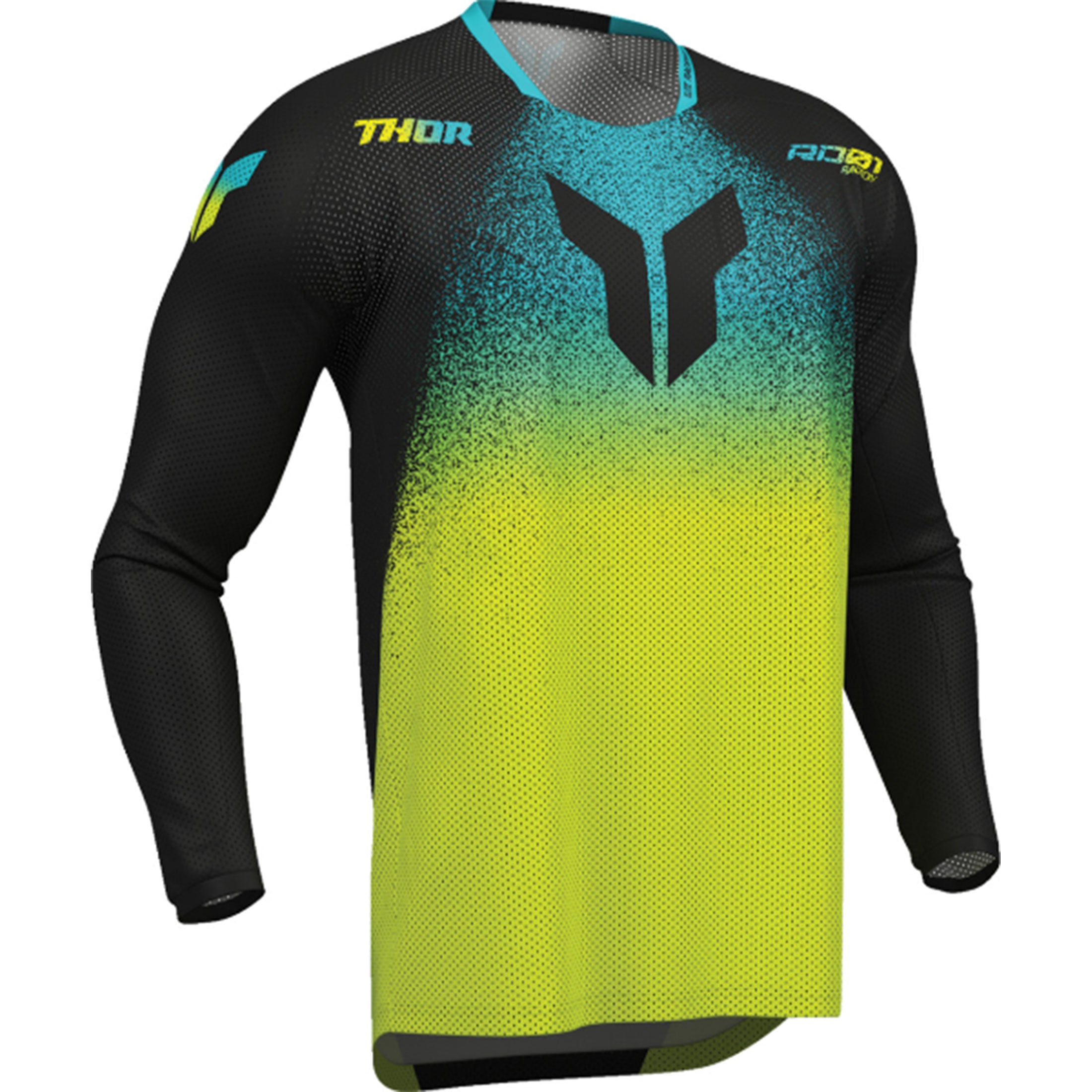 Thor MX Launchmode Air Darkside LS Men's Off-Road Jerseys-2910