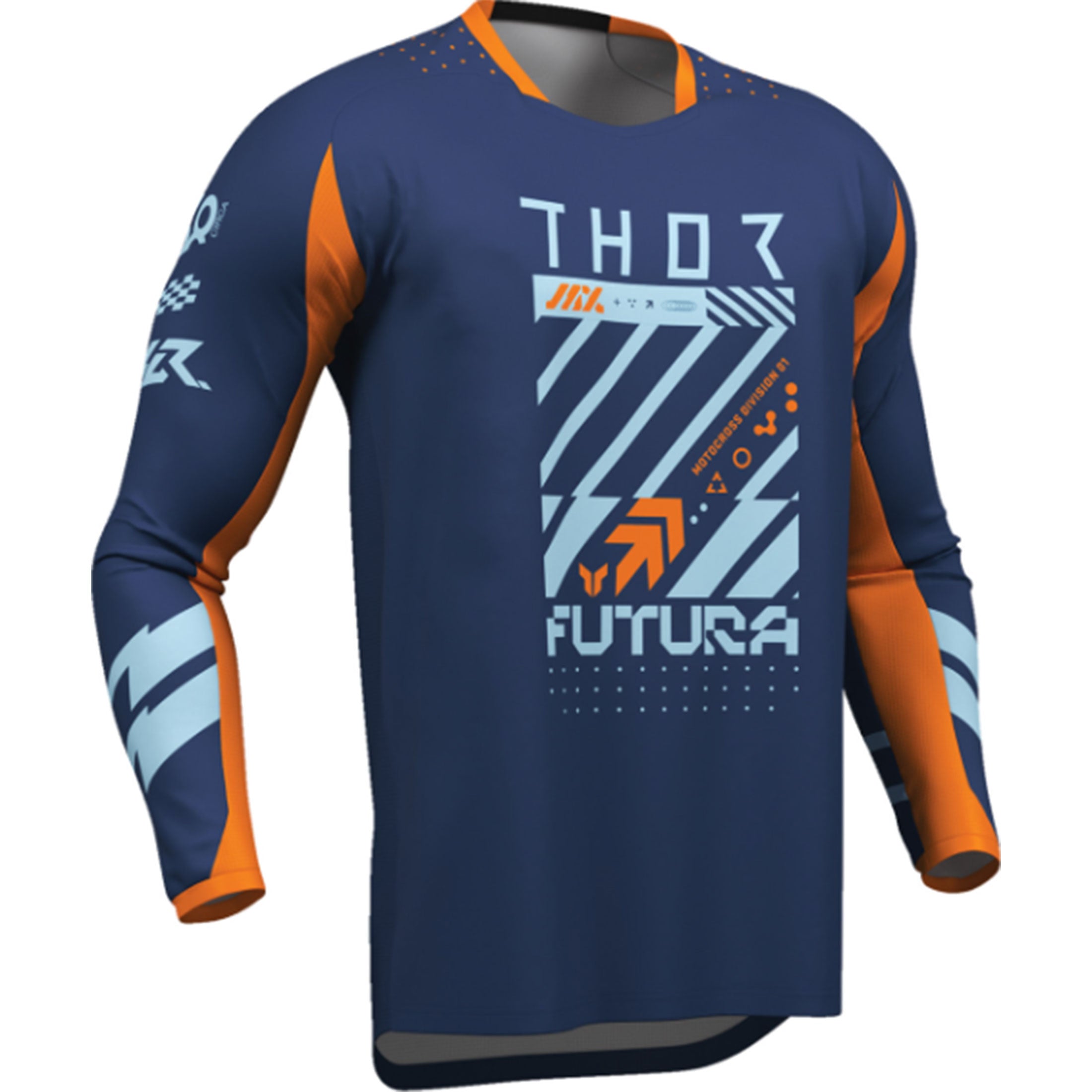 Thor MX Launchmode Futura LS Youth's Off-Road Jerseys-2912