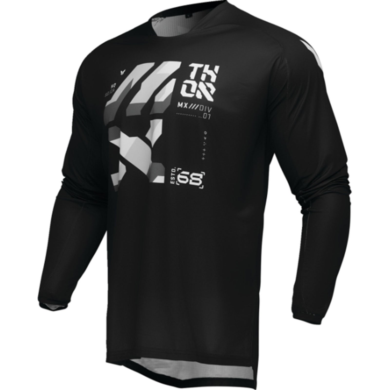 Thor MX Launchmode Brave LS Men's Off-Road Jerseys-2910