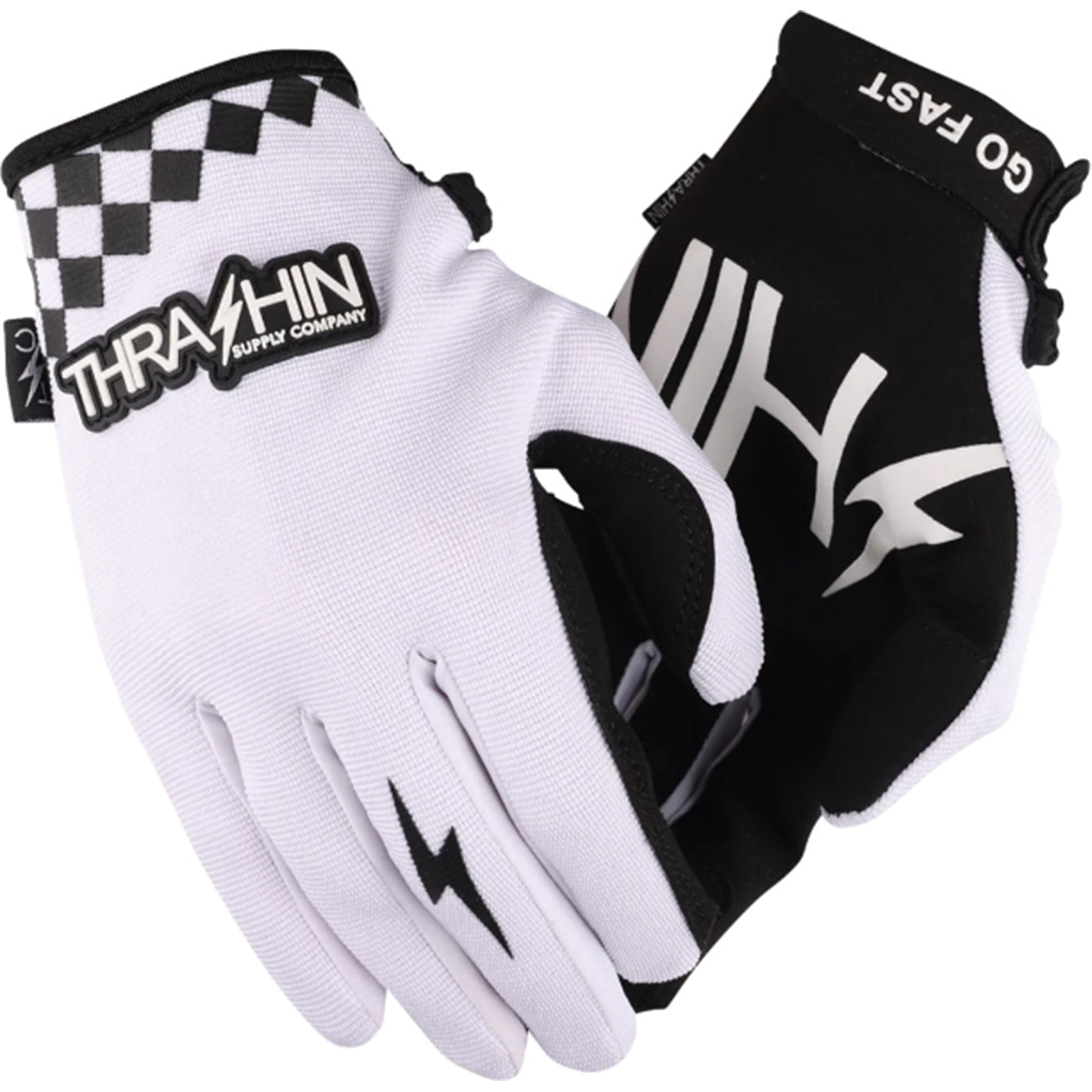 Thrashin Supply Go Fast Stealth Men's Cruiser Gloves-3301