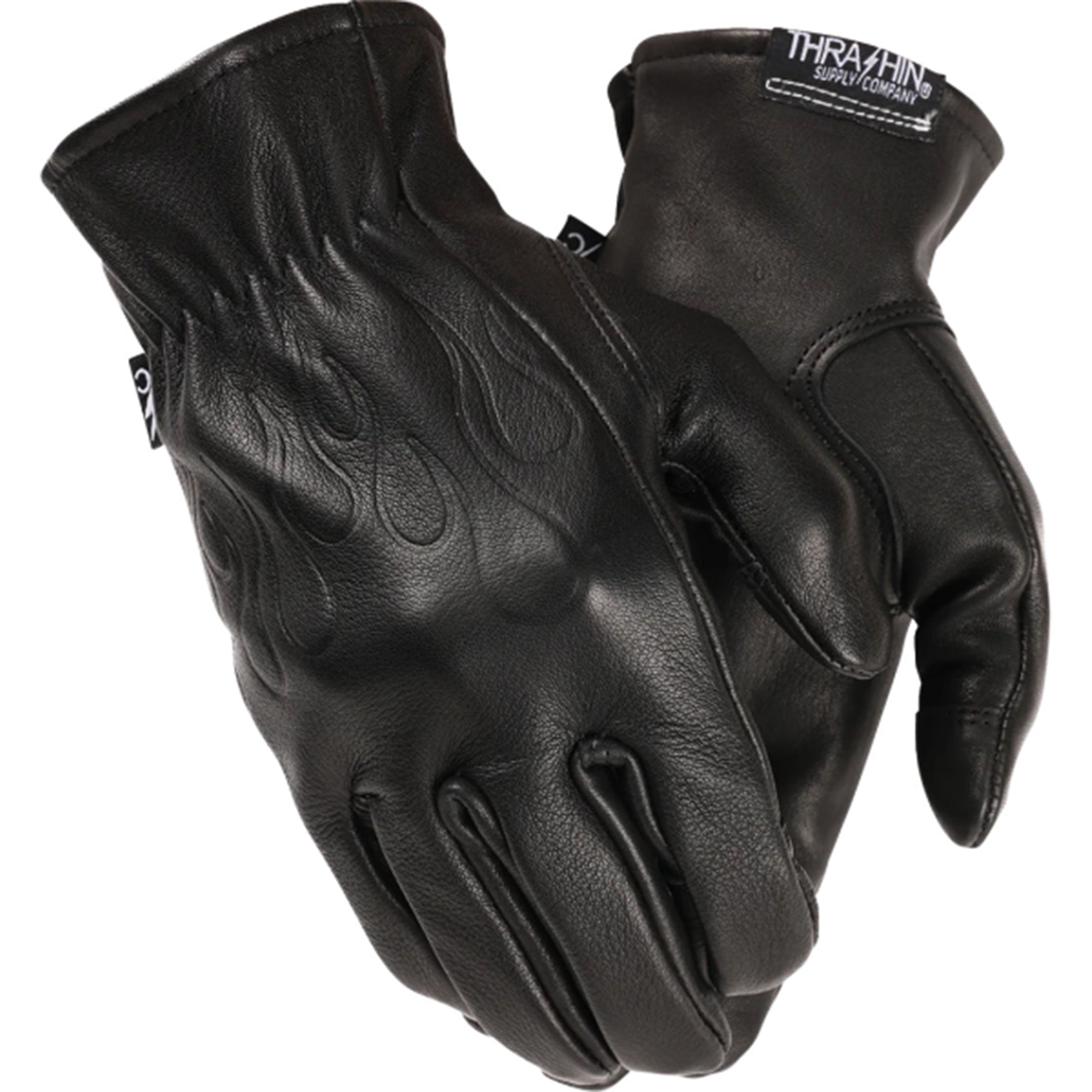 Thrashin Supply Roper Leather Men's Cruiser Gloves-3301