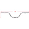 Thrashin Supply 2024+ High Bend Harley-Davidson Cruiser Motorcycle Handlebars