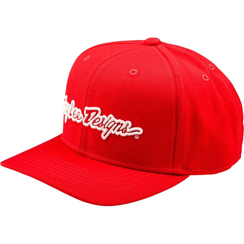Troy Lee Designs Signature Curved Men's Snapback Adjustable Hats