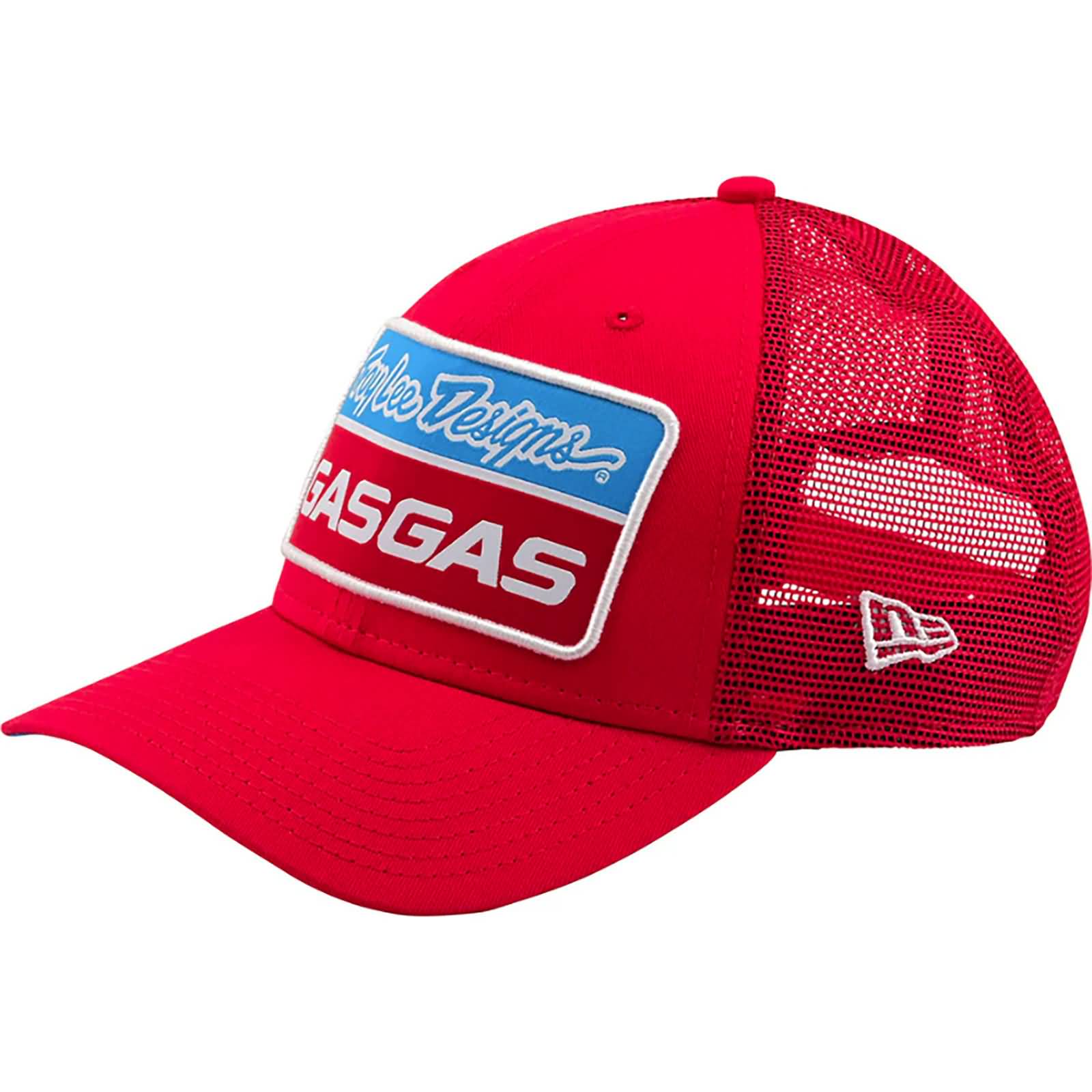 Troy Lee Designs 2022 TLD GasGas Team Stock Curve Men's Trucker Adjustable Hats-766600010