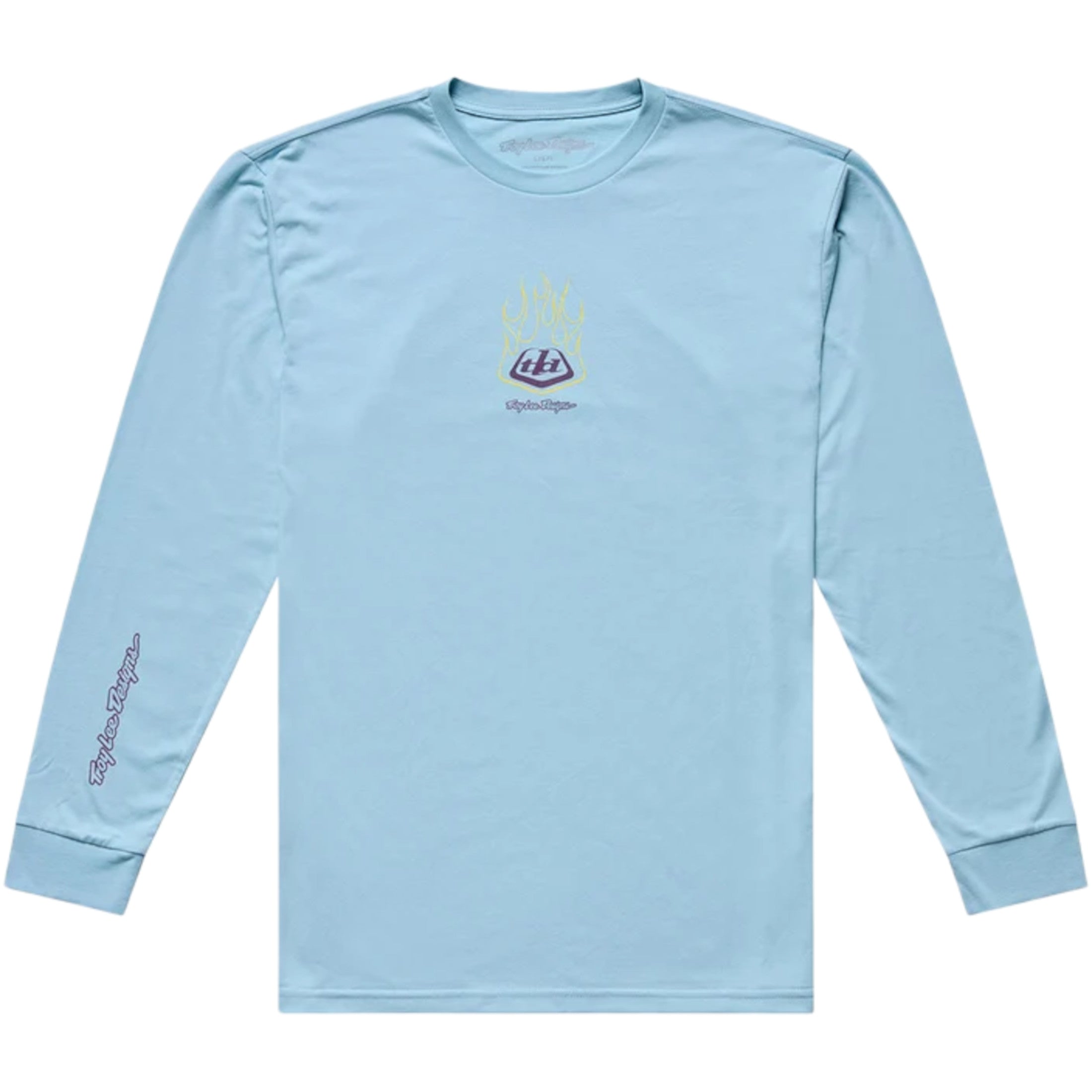 Troy Lee Designs Flame2 Men's Long-Sleeve Shirts - Dawn Blue