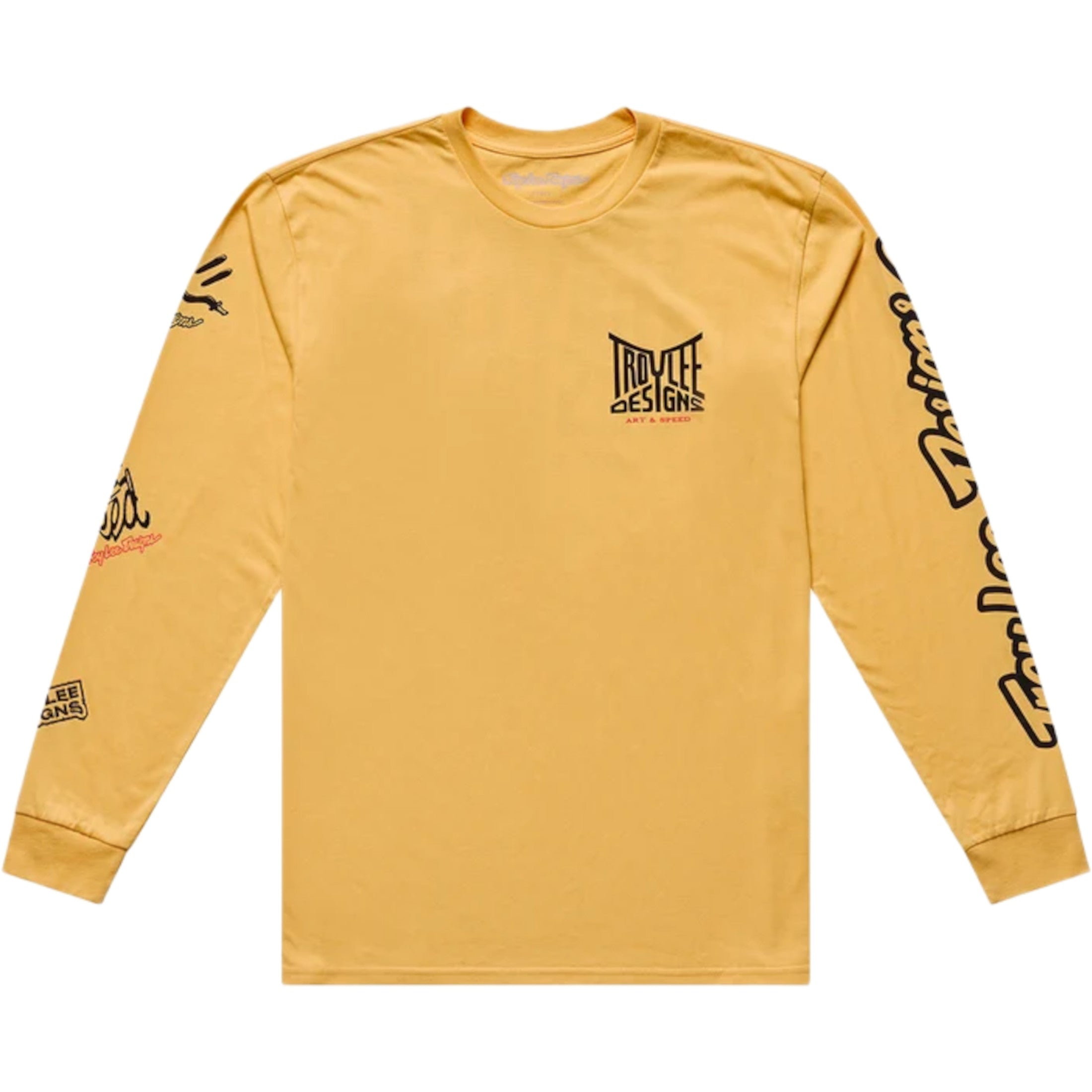 Troy Lee Designs Handlebar Men's Long-Sleeve Shirts - Bleached Melon