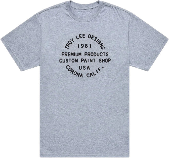 Troy Lee Designs Imprint Men's Short-Sleeve Shirts - Gray Heather