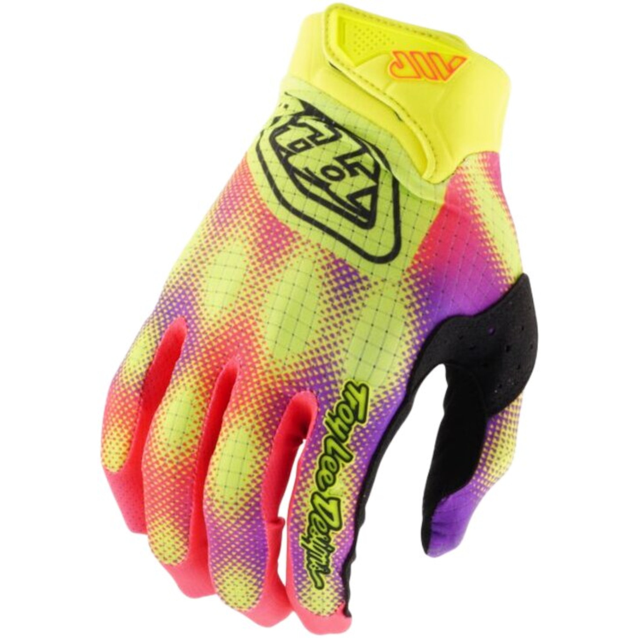 Troy Lee Designs Air Aura Youth Off-Road Gloves - Flo Yellow