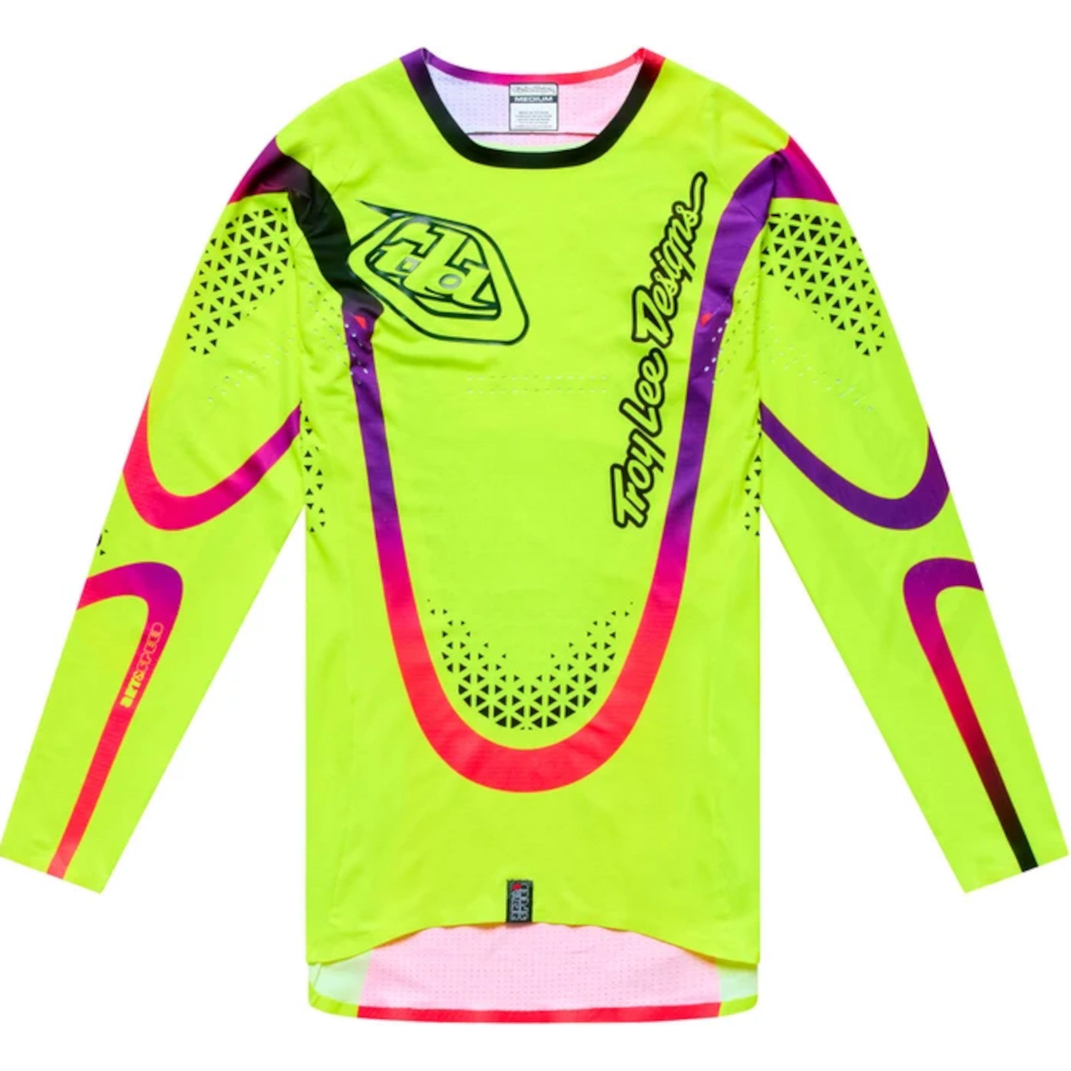 Troy Lee Designs SE Ultra Aura LS Men's Off-Road Jerseys - Flo Yellow
