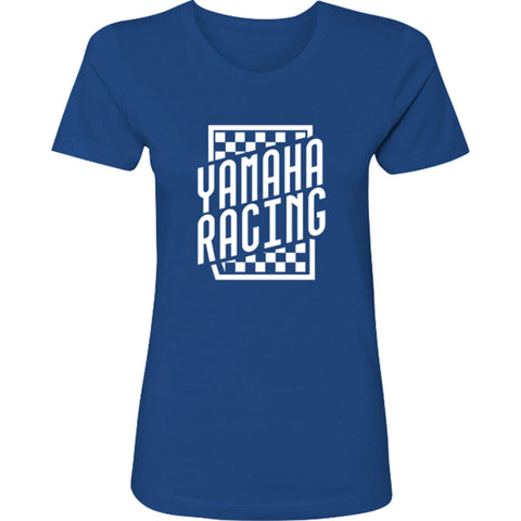 Yamaha Apparel Racing Check Women's Short-Sleeve Shirts